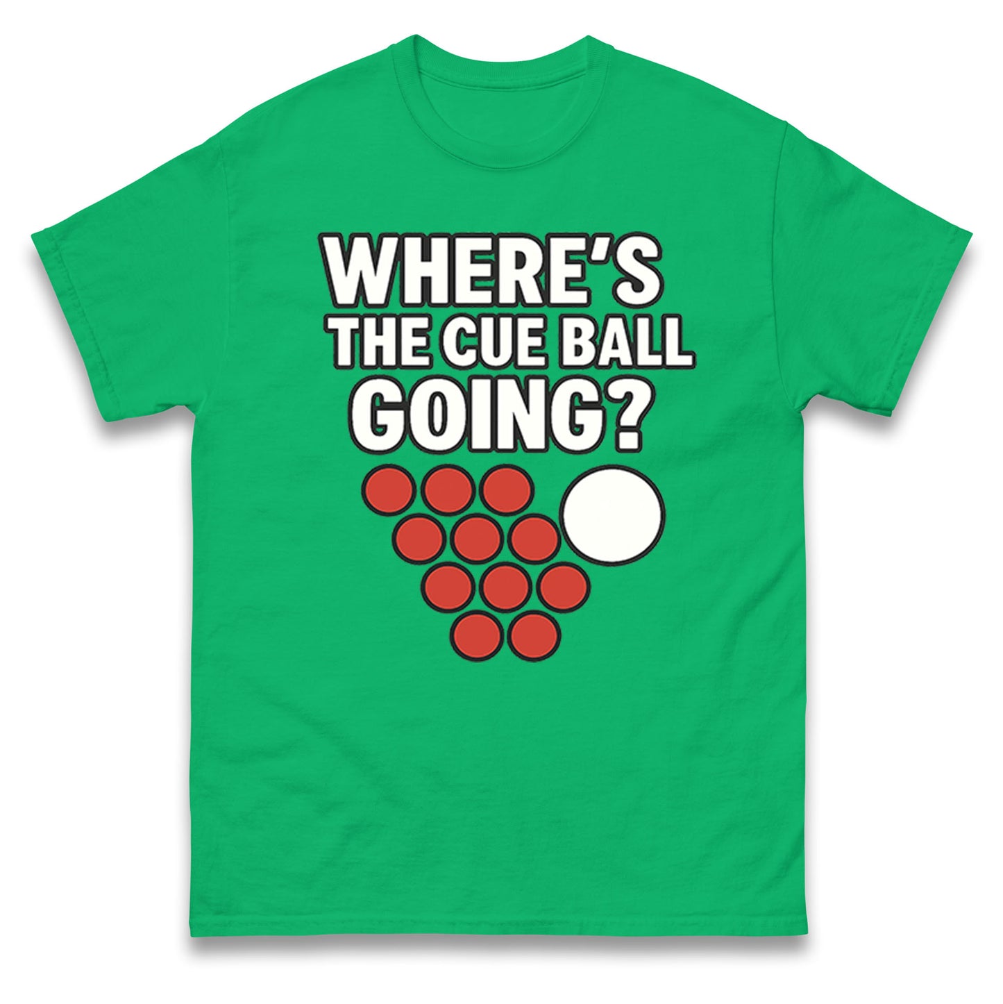 Where’s The Cue Ball Going T Shirt 