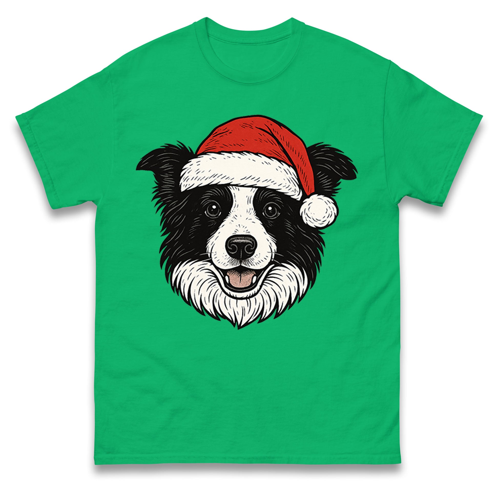 Border Collie Christmas T Shirt
