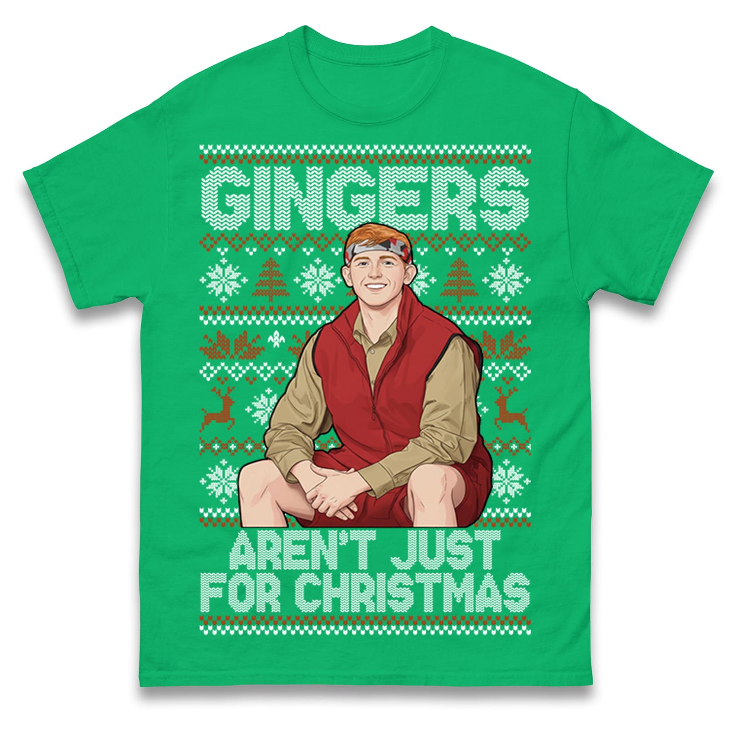 Angry Ginge Xmas T Shirt