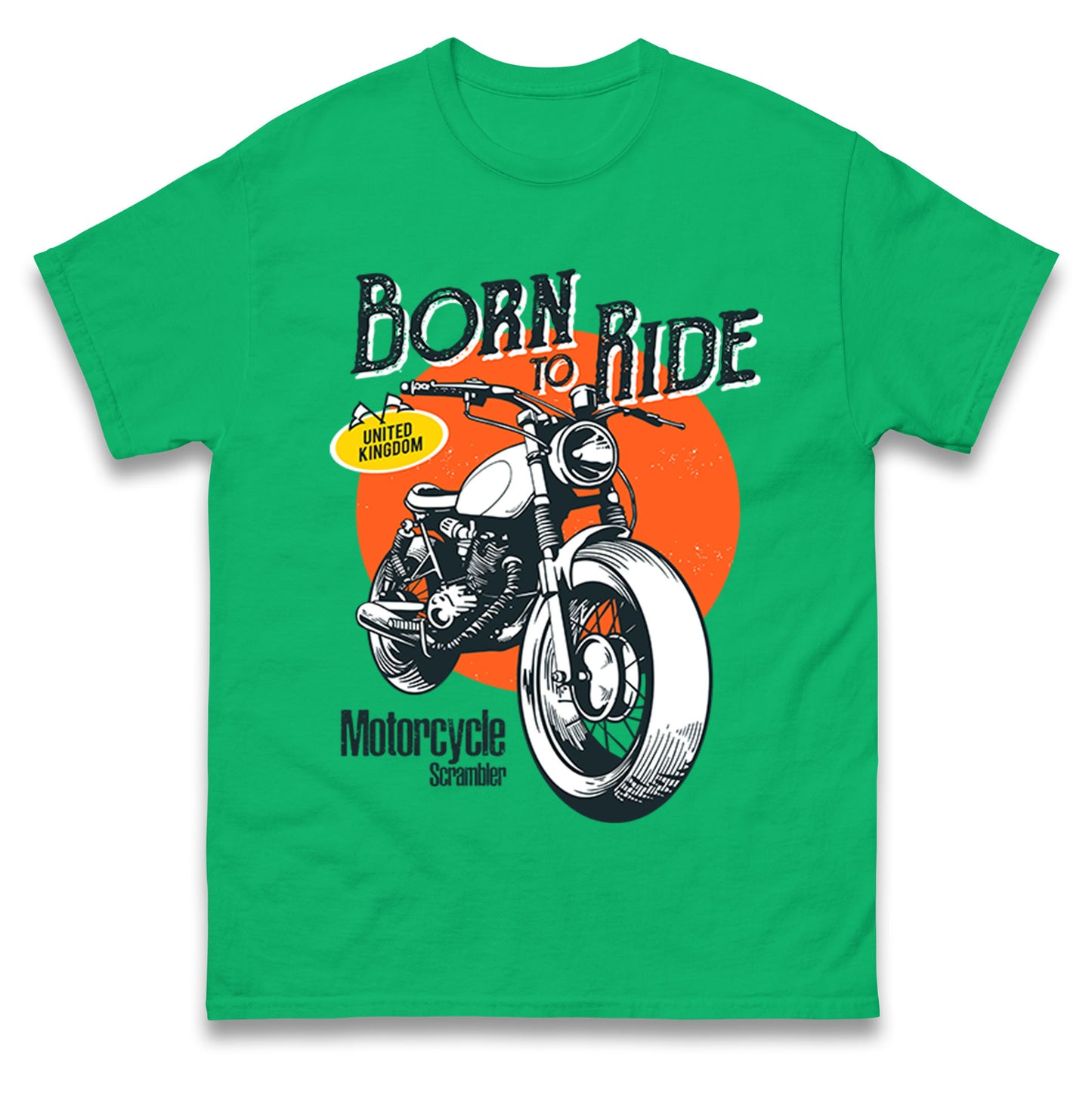 Born To Ride UK T Shirt