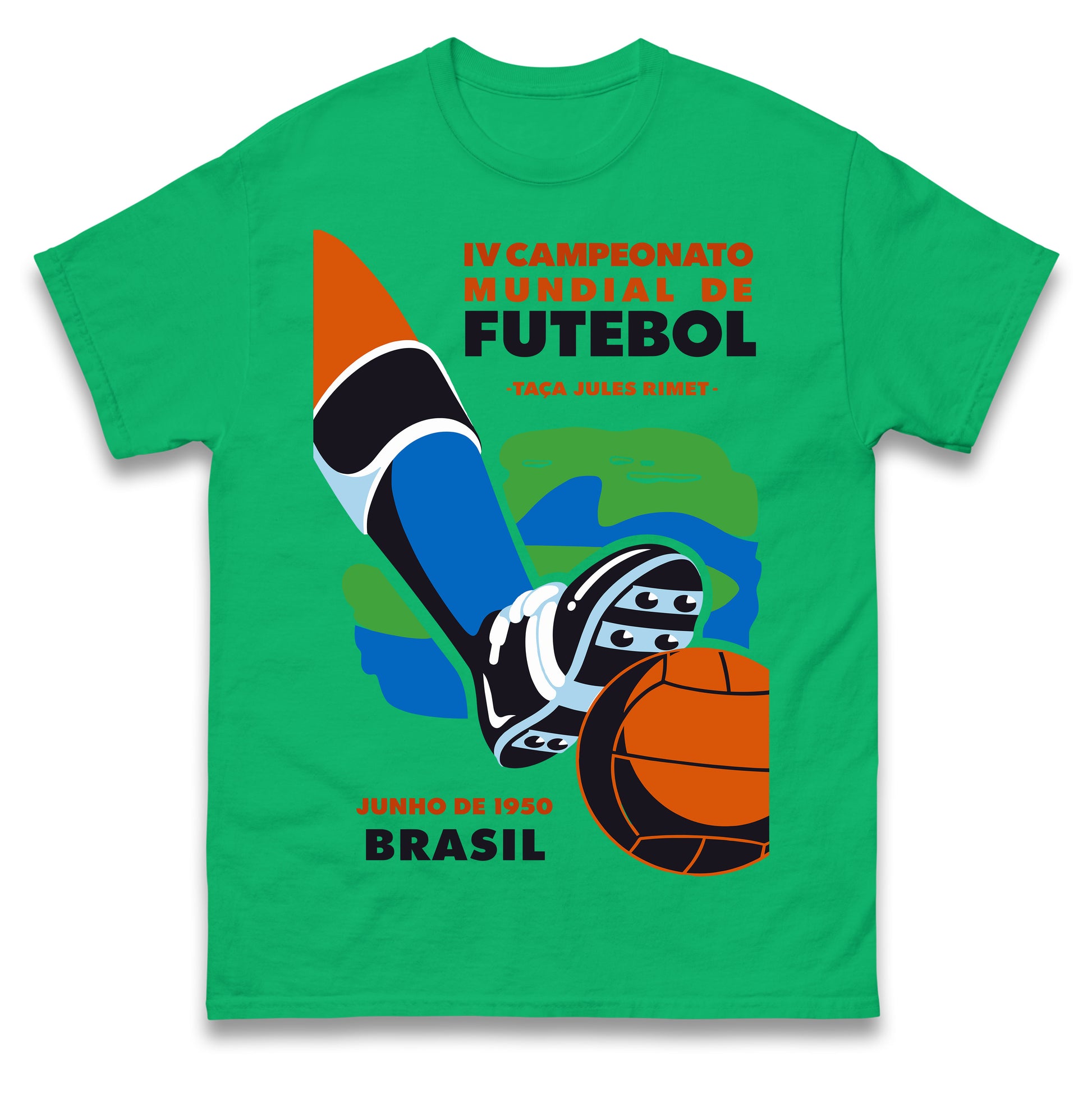 Brasil 1950 Retro World Cup T Shirt