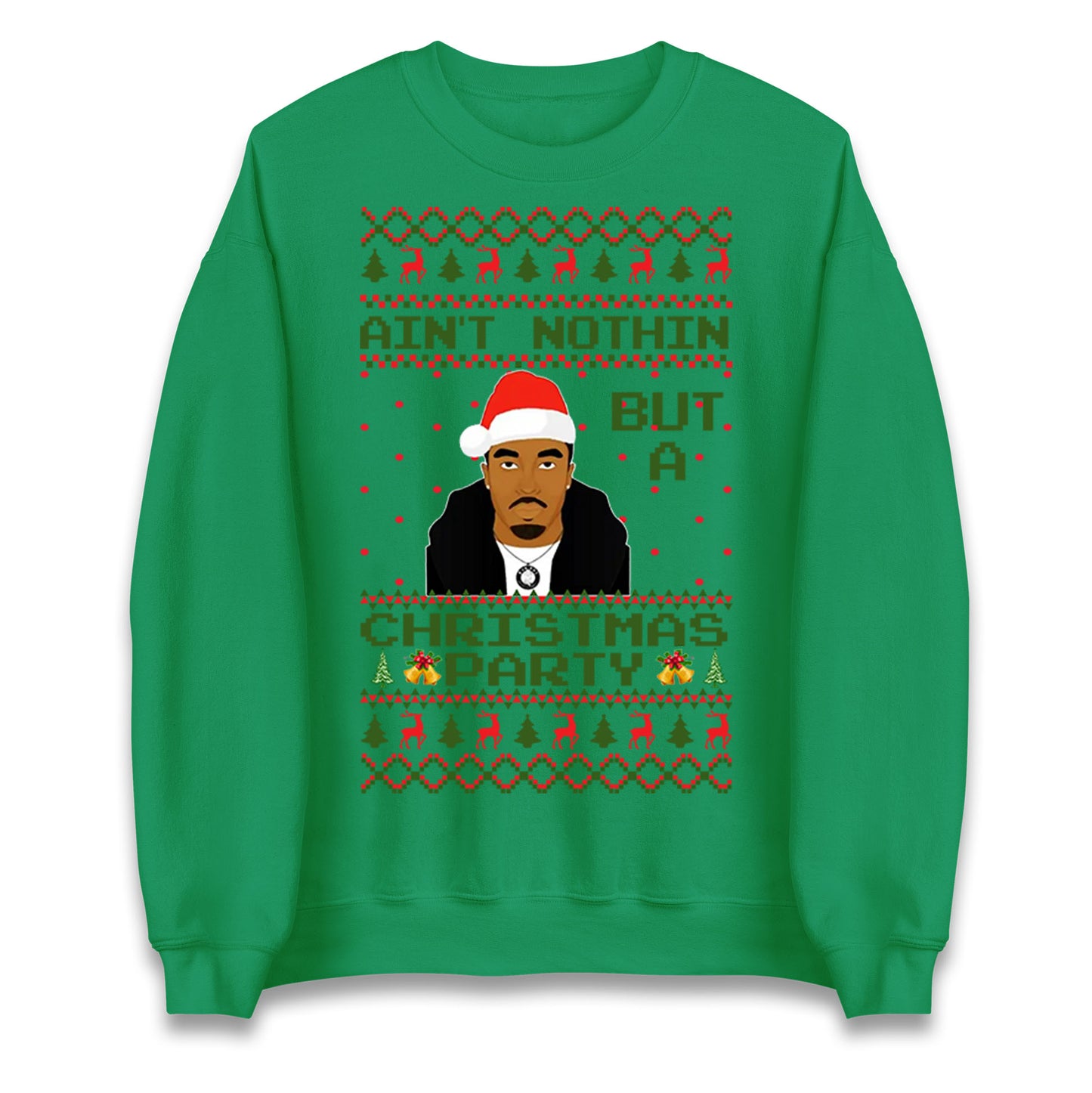 tupac shakur christmas sweatshirt