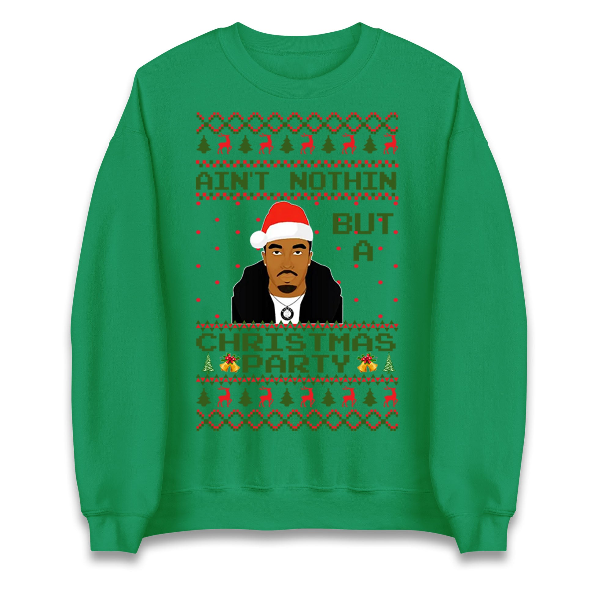 tupac shakur christmas sweatshirt