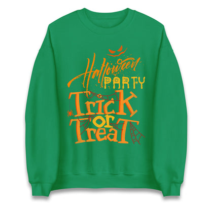 Halloween Party Trick Or Treat Unisex Sweatshirt