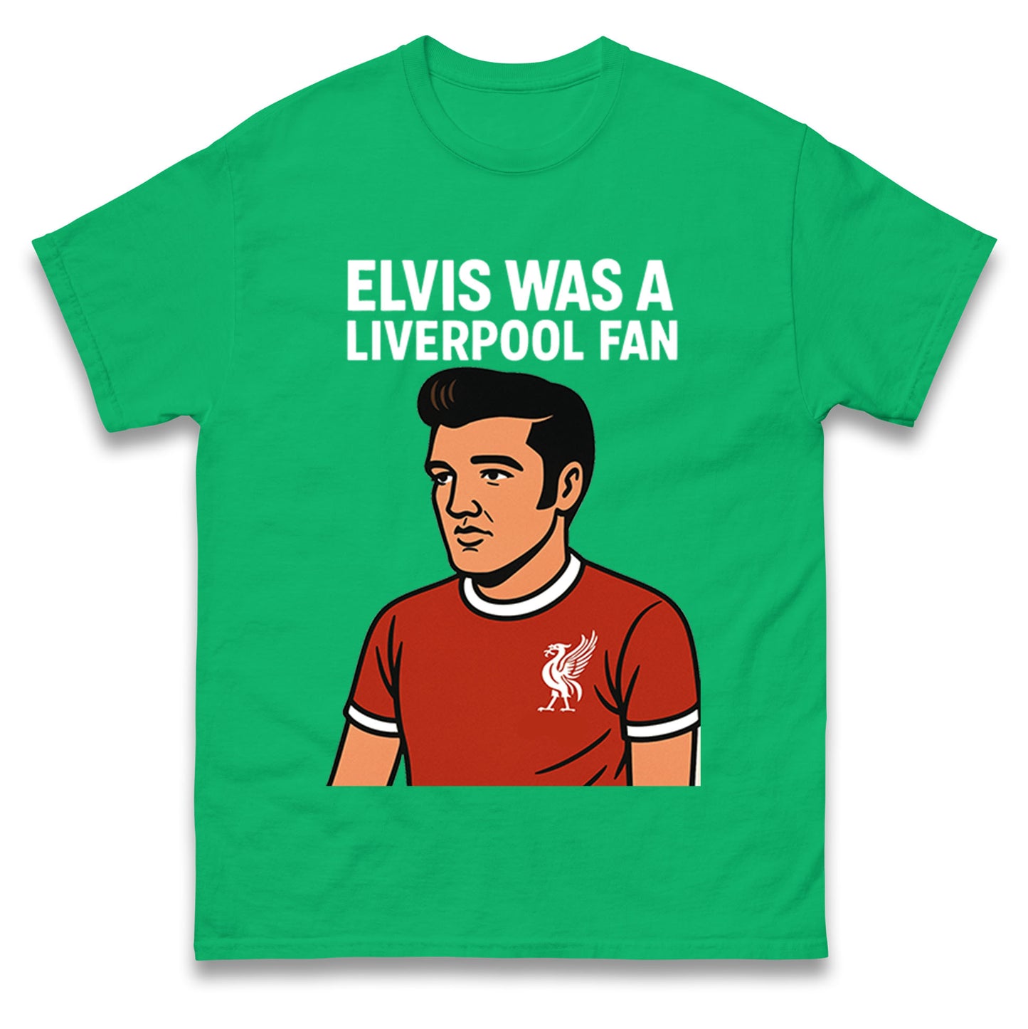 Elvis Presley Liverpool Football T Shirt