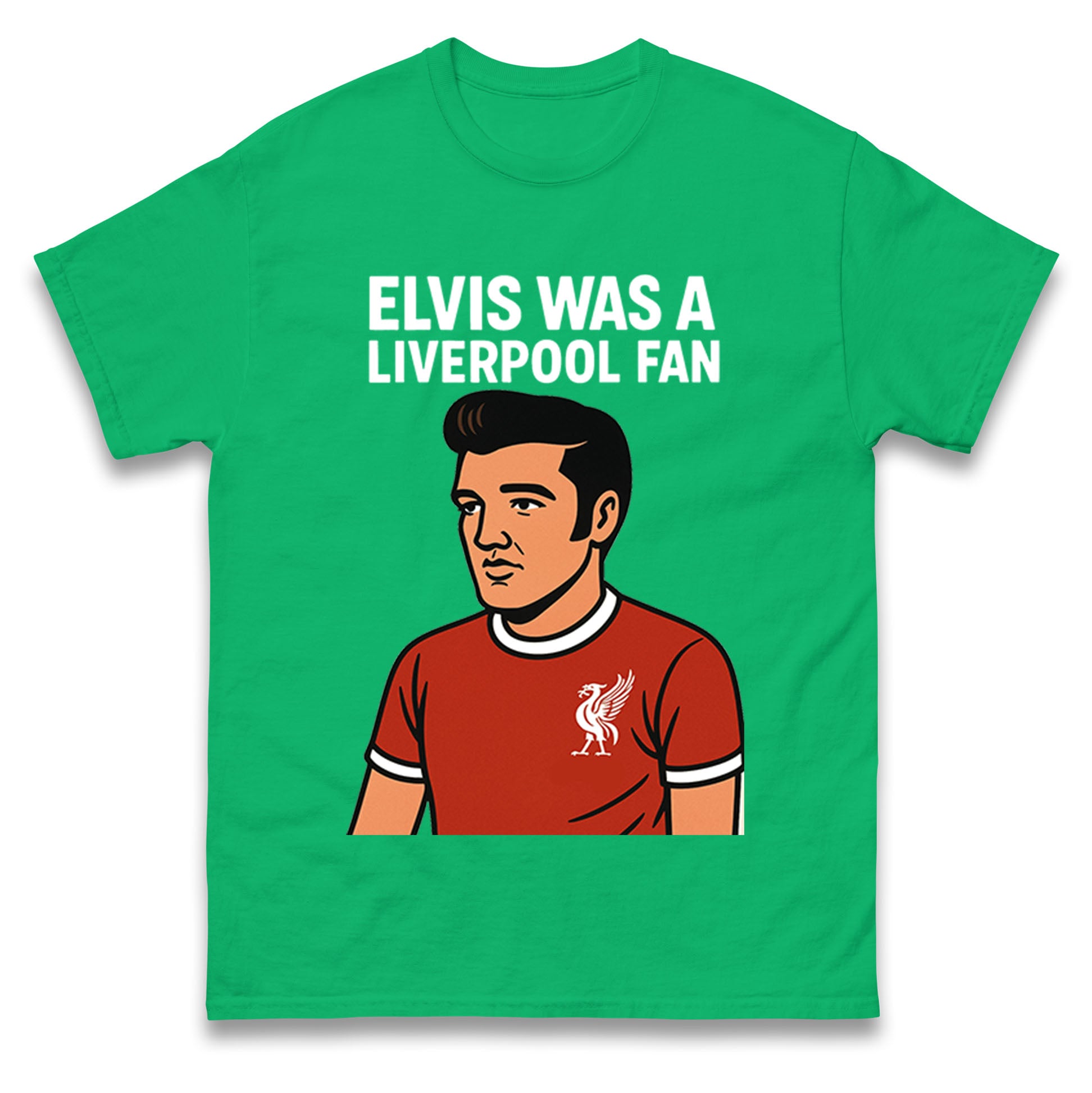Elvis Presley Liverpool Football T Shirt