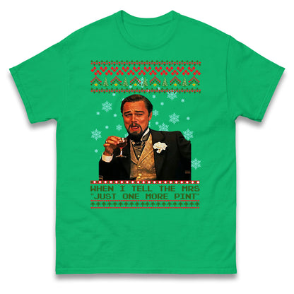 leonardo dicaprio christmas t shirt