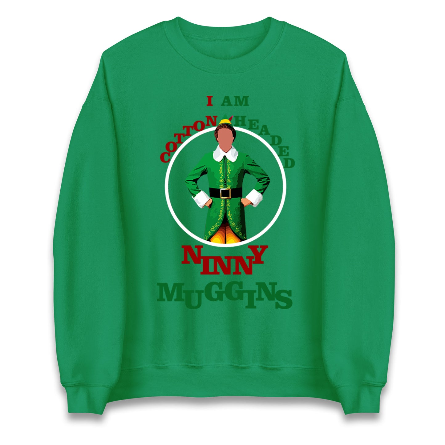 Christmas Patrick Baynham Elf Unisex Sweatshirt