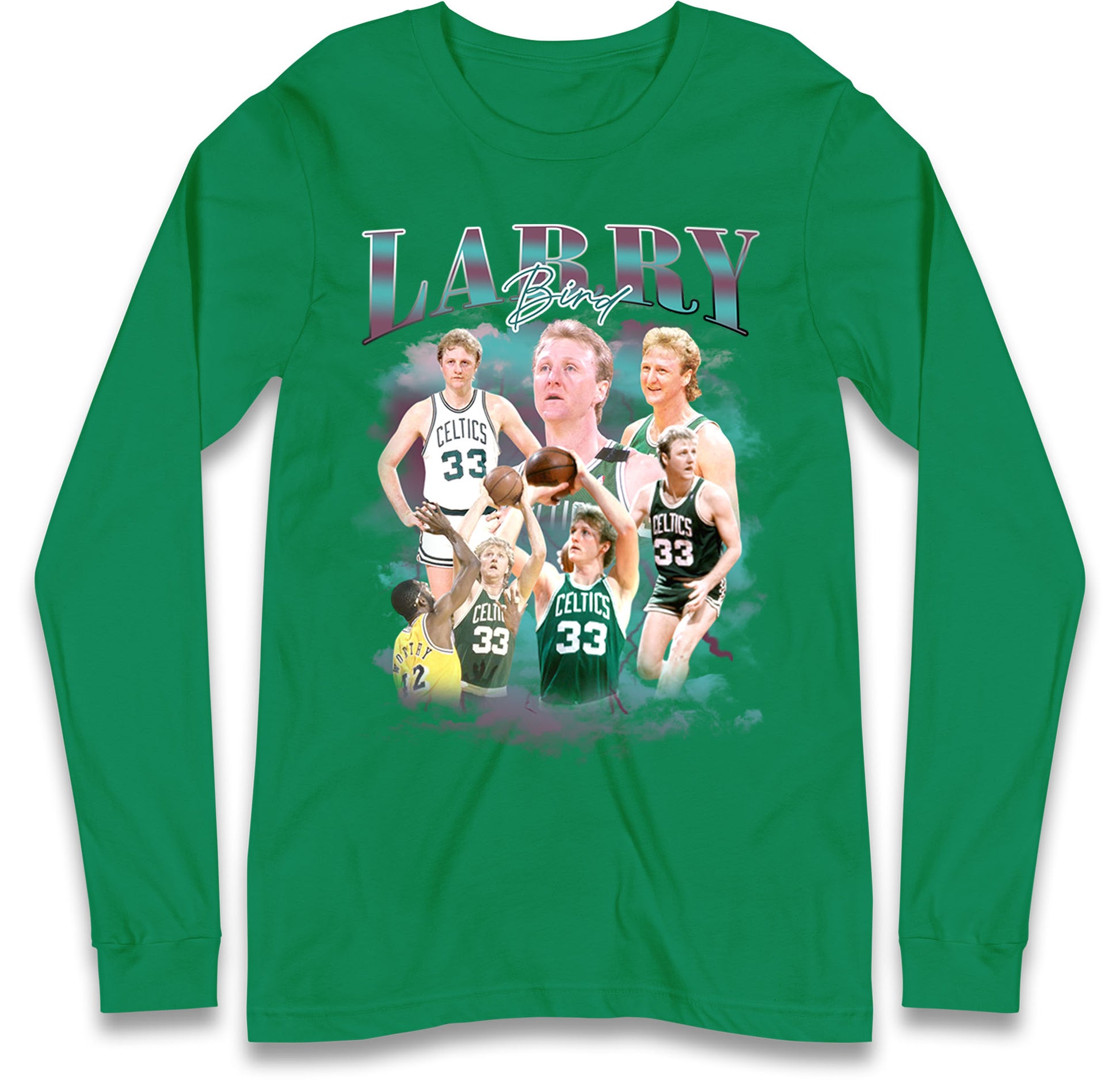 Larry Bird Long Sleeve T Shirt