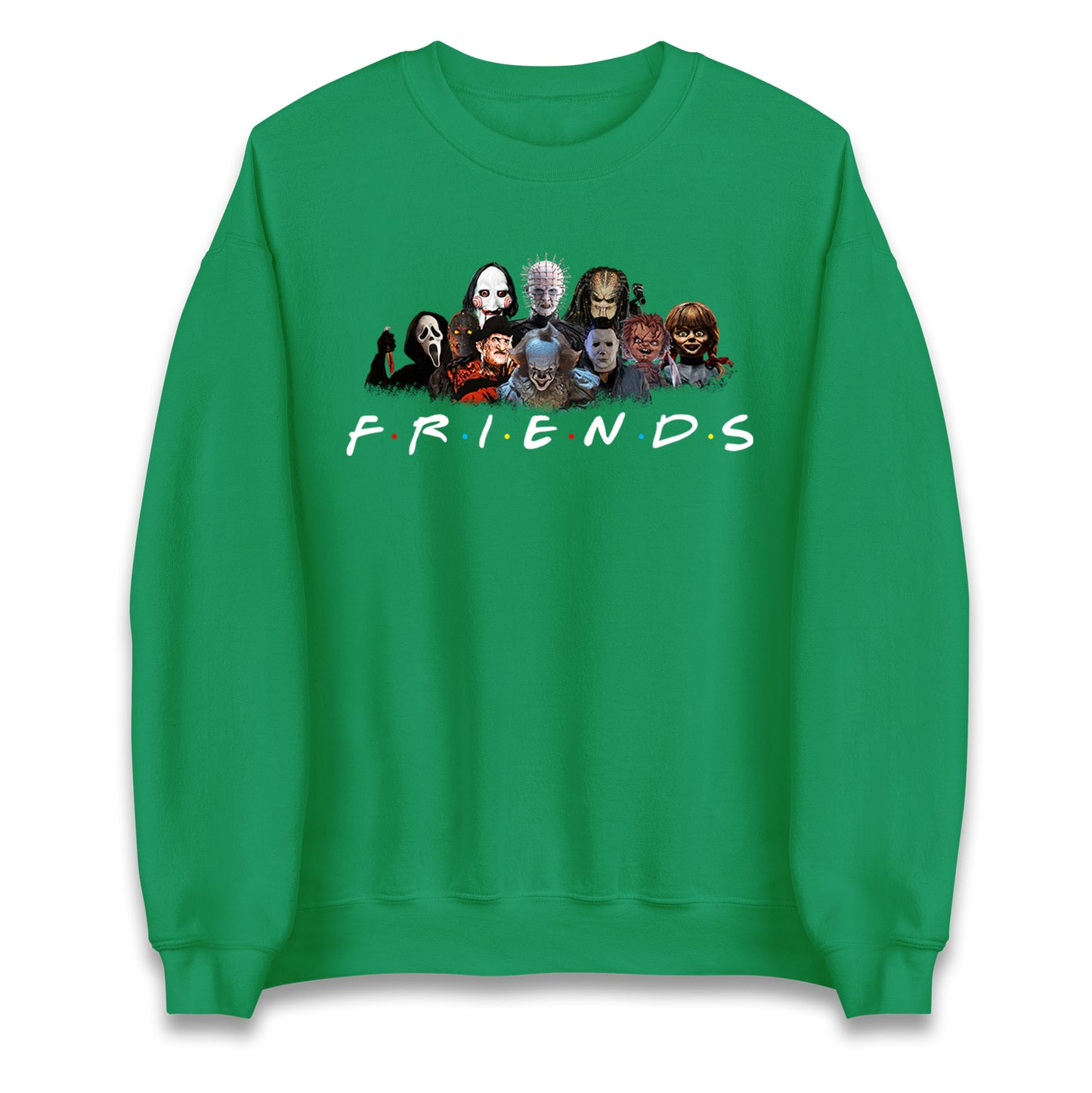 Horror Characters Friends Halloween Unisex Sweatshirt