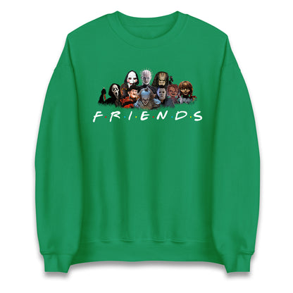 Horror Characters Friends Halloween Unisex Sweatshirt