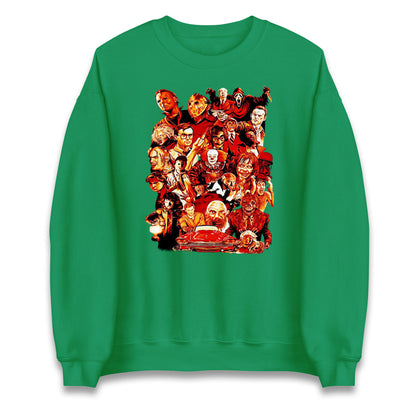 Horror Characters Halloween Unisex Sweatshirt