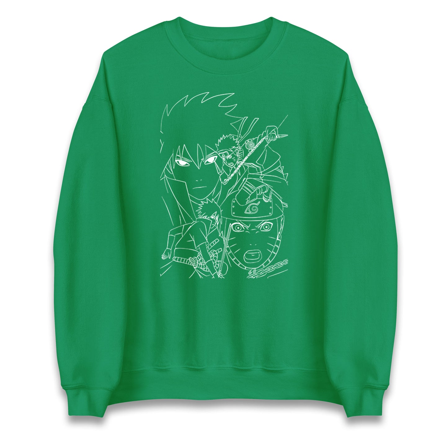 sasuke uchiha and naruto uzumaki sweatshirt