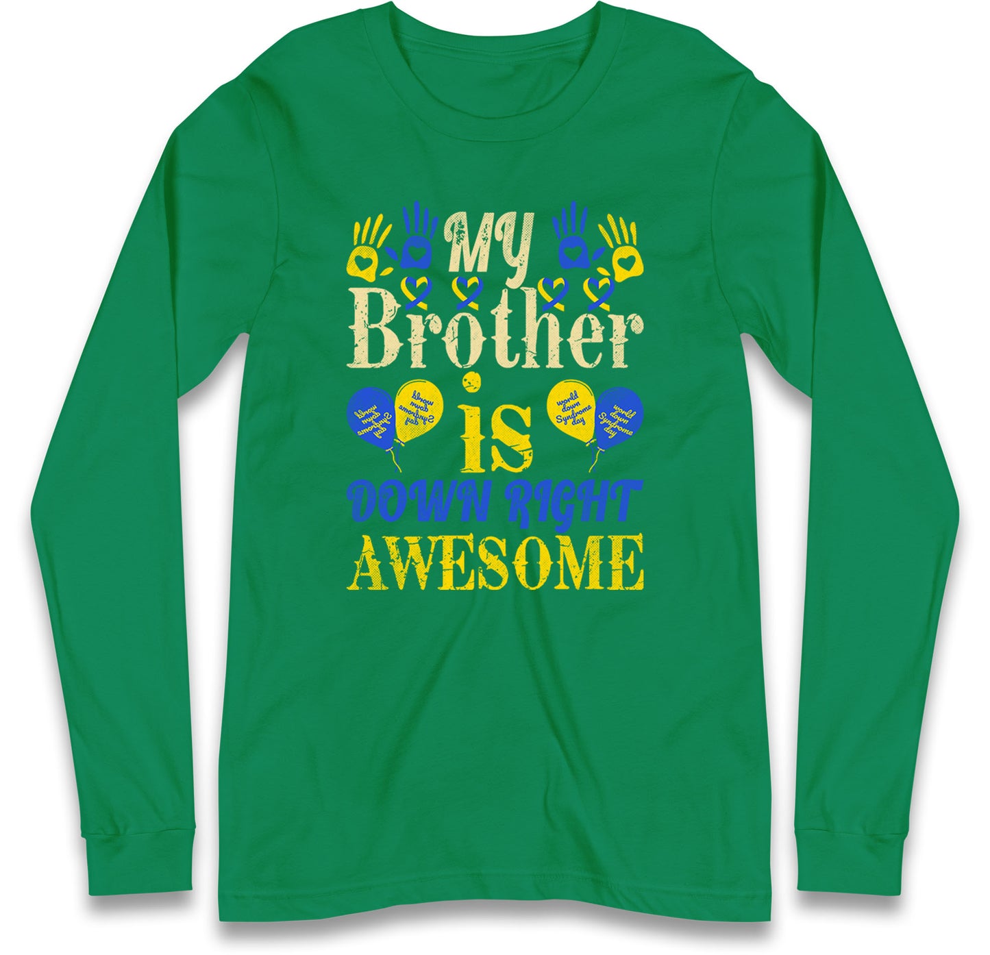 world down syndrome day long sleeve t shirt
