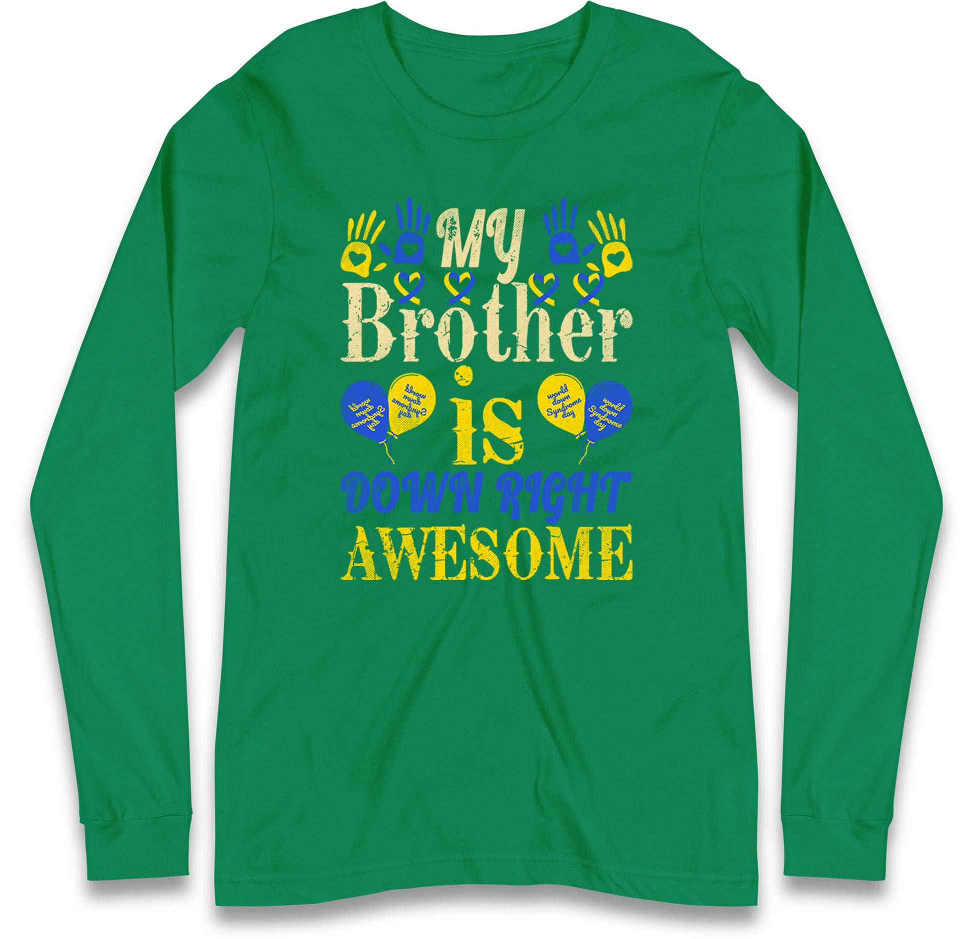 world down syndrome day long sleeve t shirt