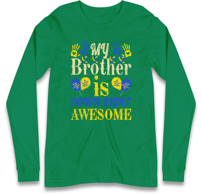 world down syndrome day long sleeve t shirt