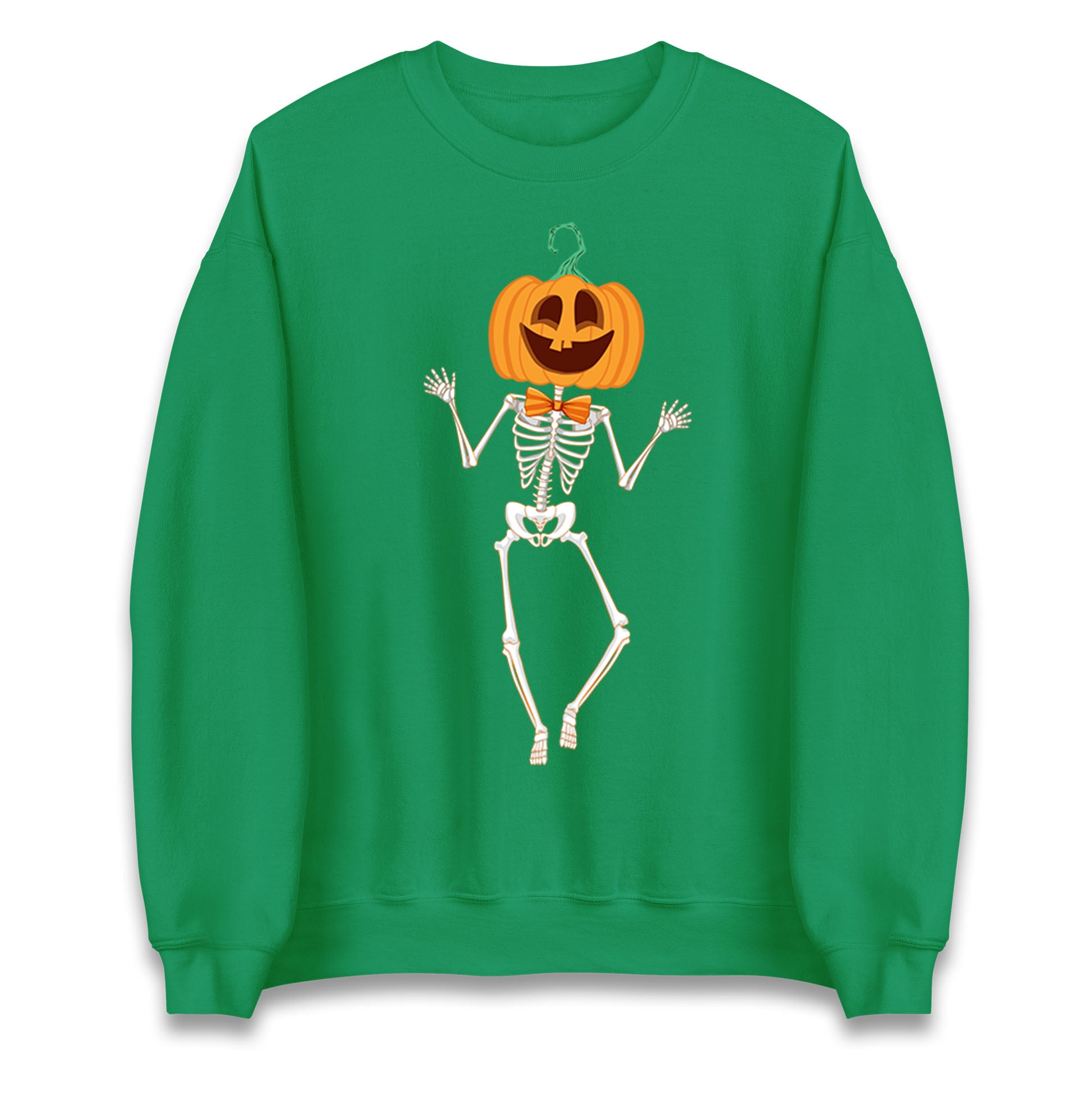 Pumpkin Skeleton Halloween Sweatshirt

