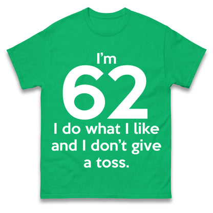 62nd Birthday T Shirt