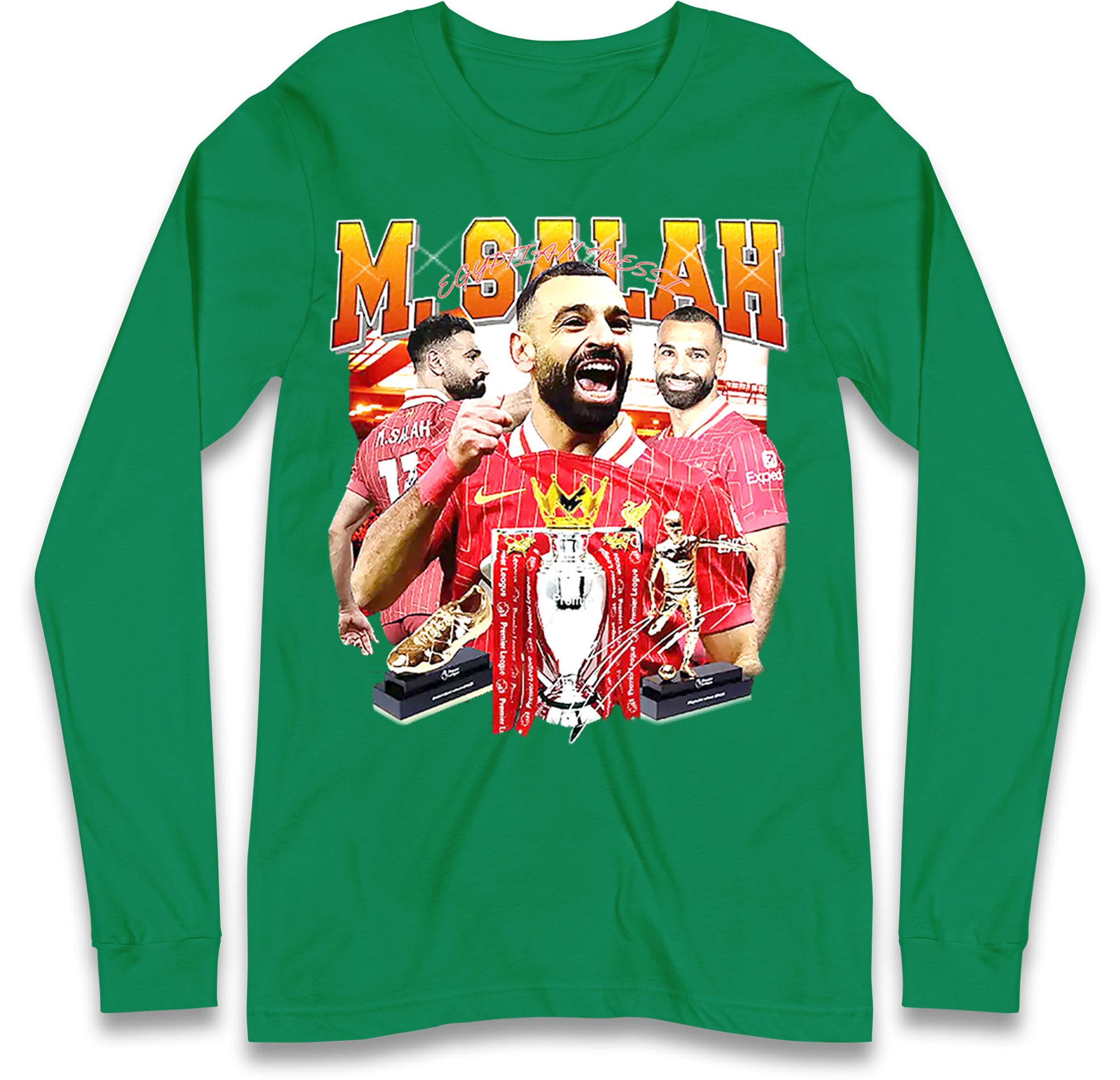 Mohamed Salah Bootleg Long Sleeve T Shirt 
