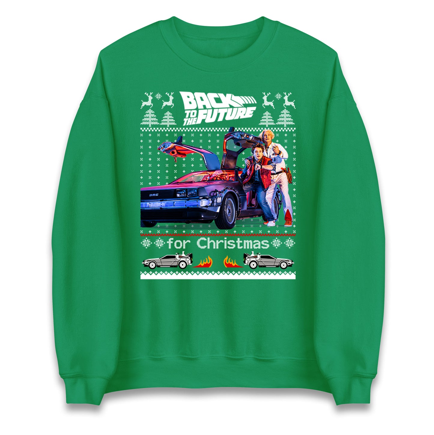 Back To The Future Christmas Jumper