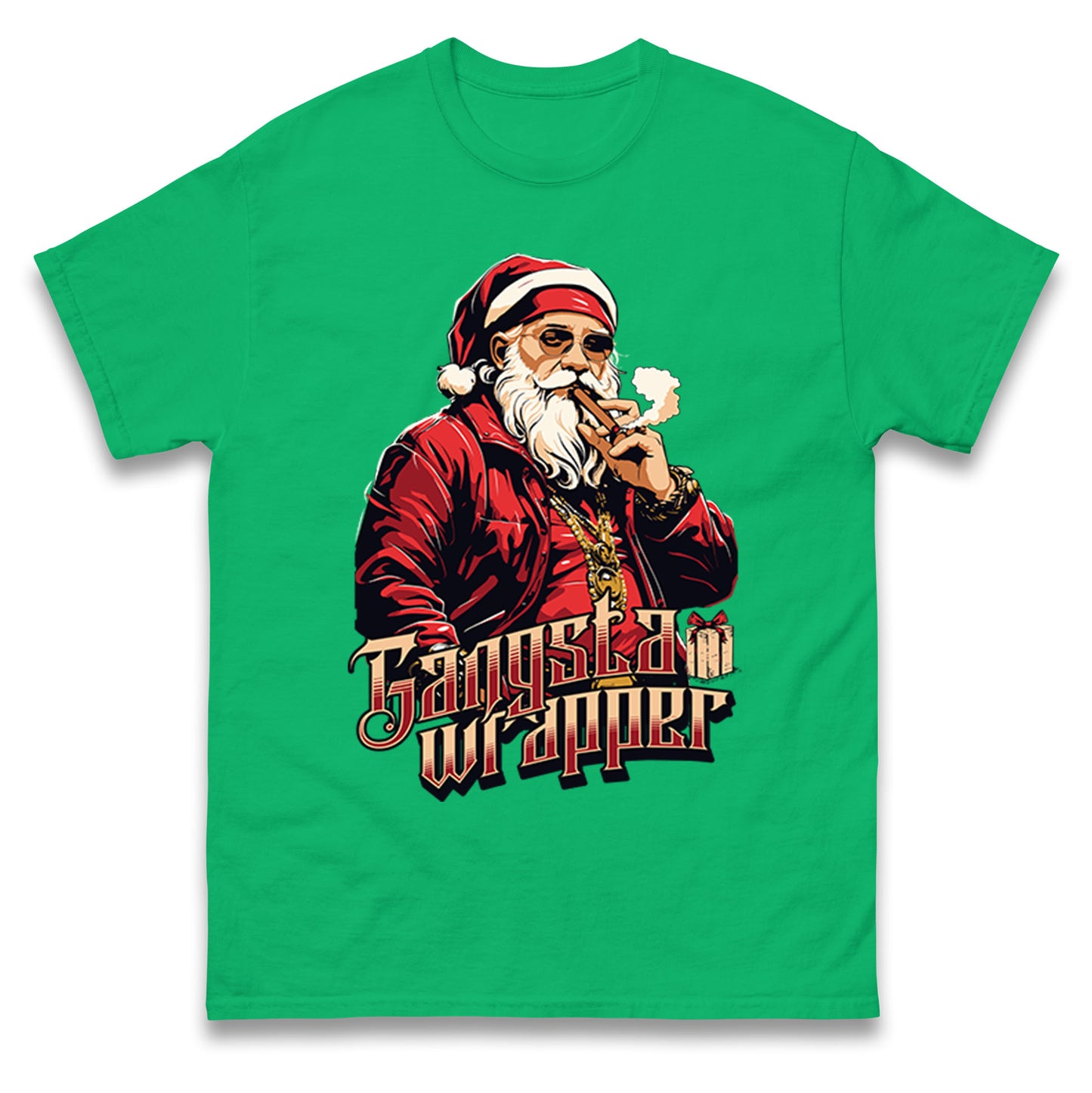 Santa Claus Gangster T Shirt