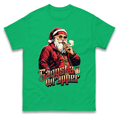 Santa Claus Gangster T Shirt