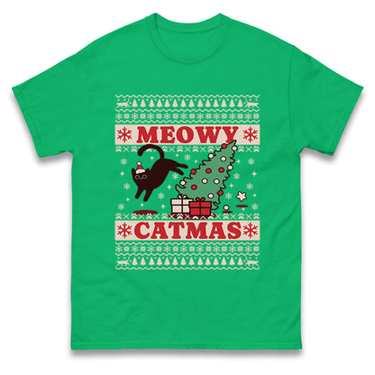 Christmas Cat T Shirt