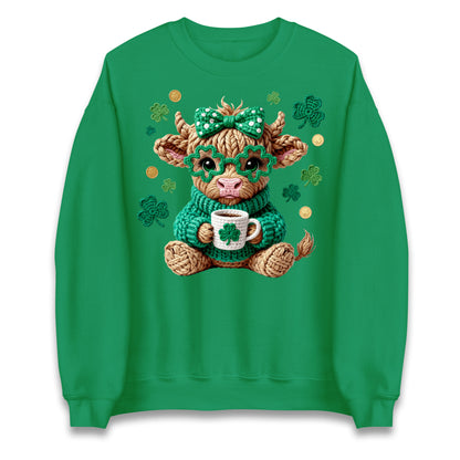 Cute Cow St Patrick Jumper