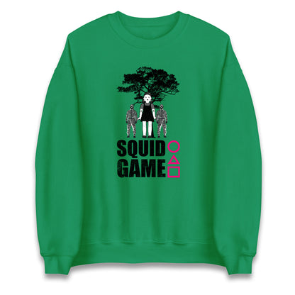 Squid Game Young-hee Doll & Guards Sweatshirt