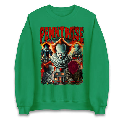 The Clown Pennywise Halloween Bootleg Unisex Sweatshirt