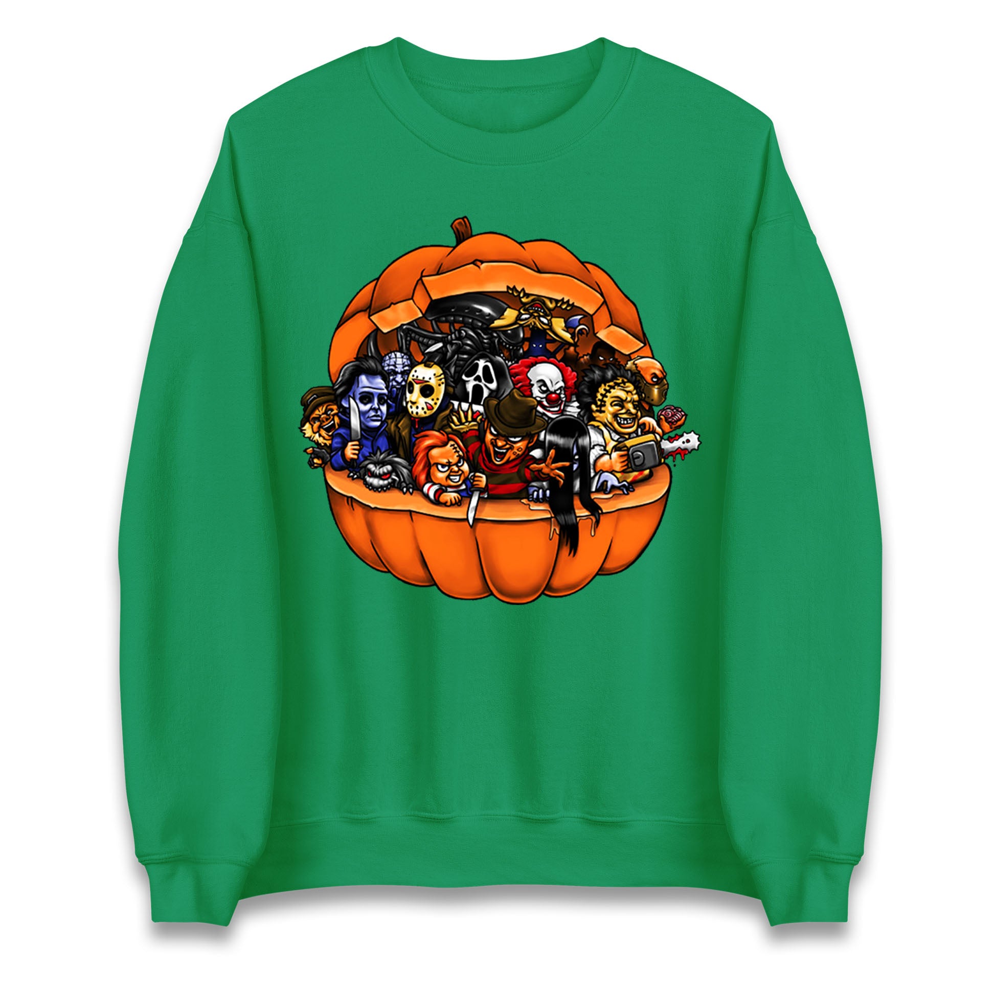 Super Villains Horror Friends Halloween Sweatshirt
