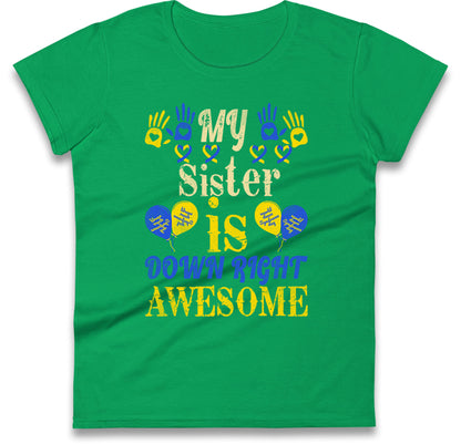 world down syndrome day womens t shirt