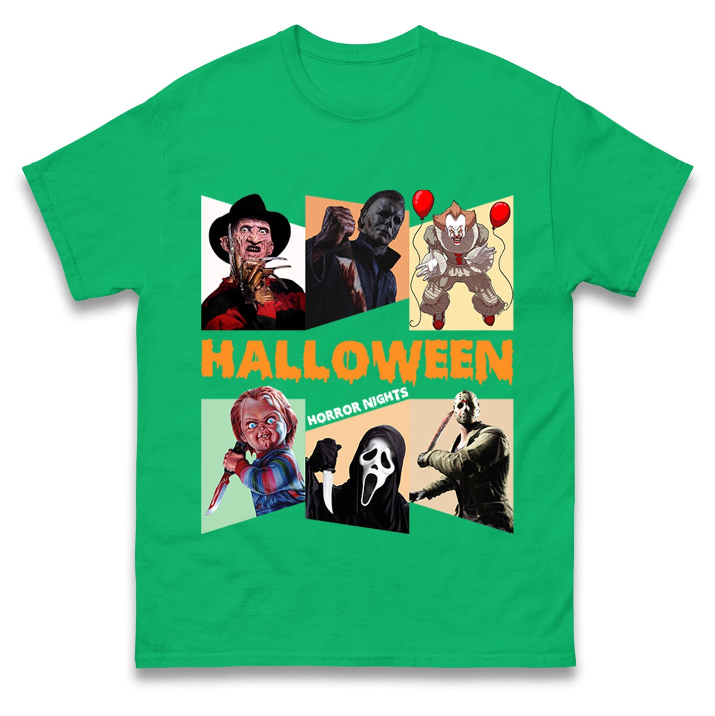 Horror Characters Halloween Horror Nights t shirts