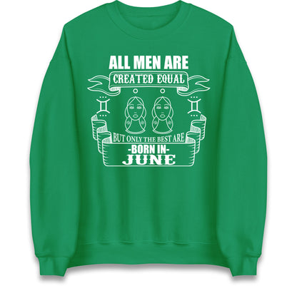 Born In June Birthday Jumper