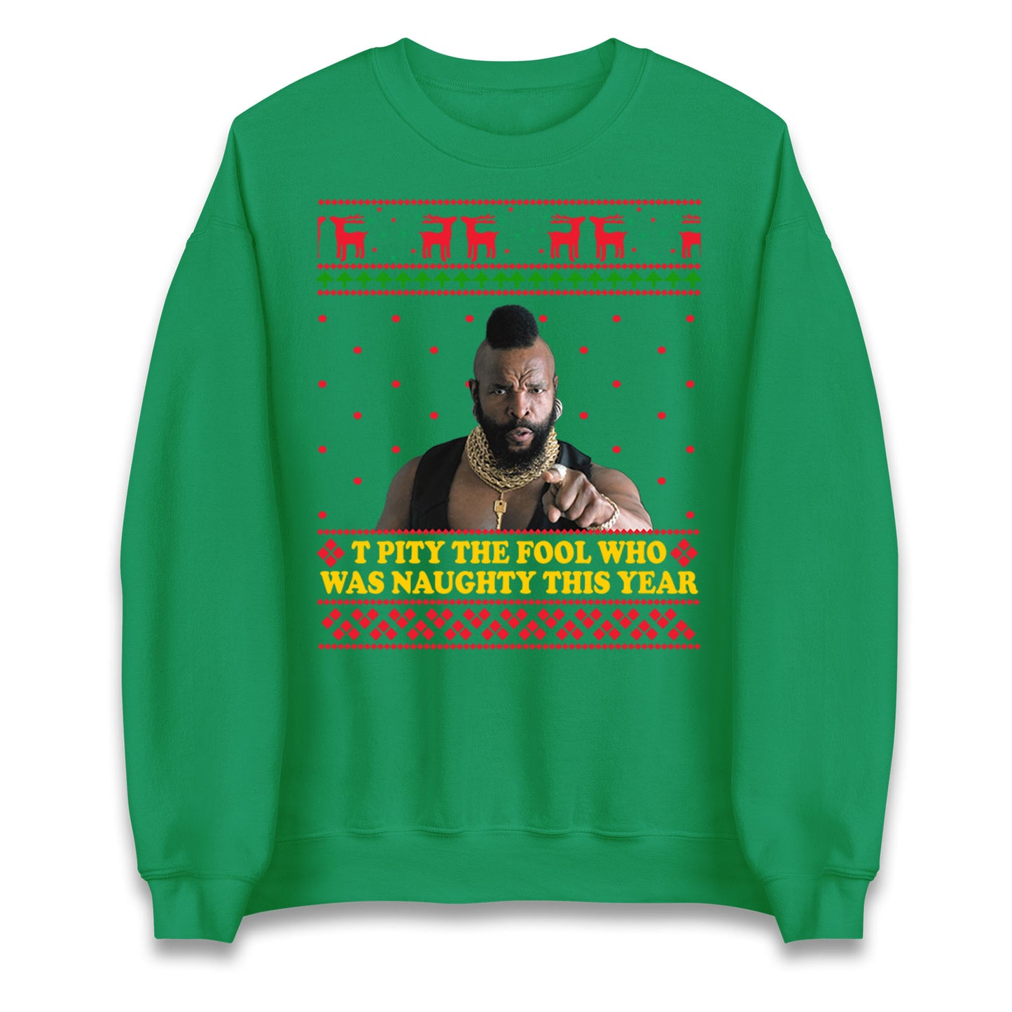 mr t christmas sweatshirt