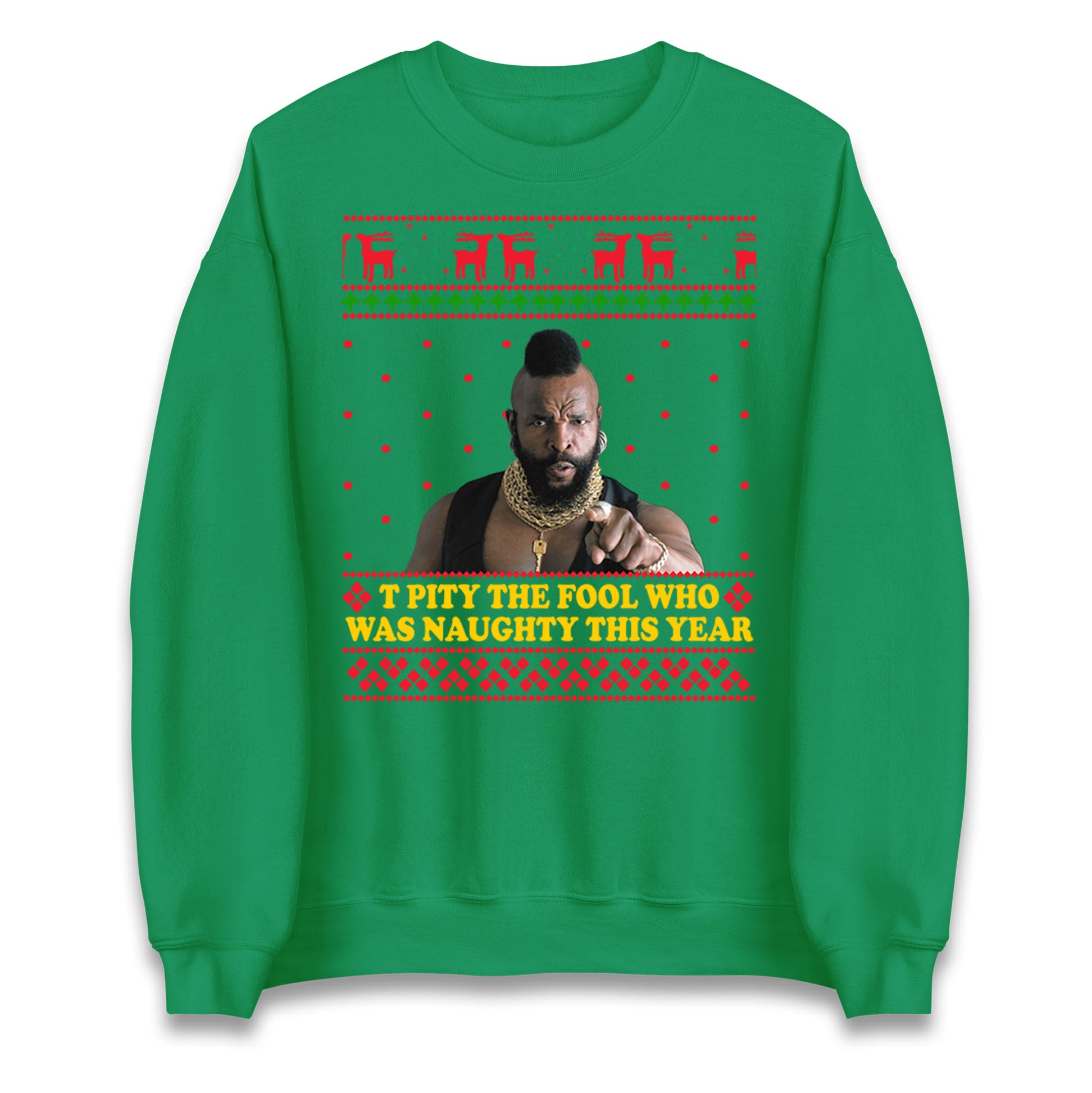 mr t christmas sweatshirt