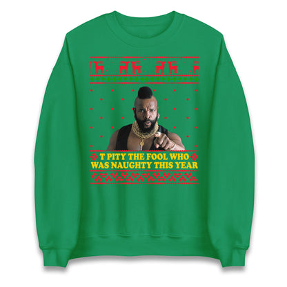 mr t christmas sweatshirt