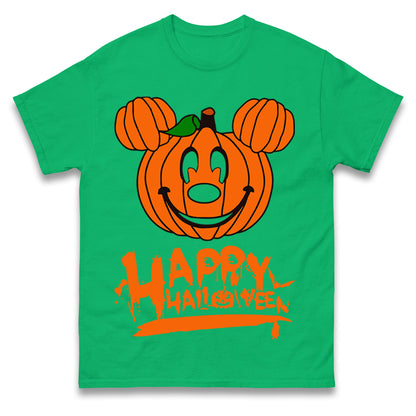Mickey Mouse Pumpkin Happy Halloween T Shirts