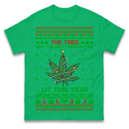 Cannabis Christmas T Shirt