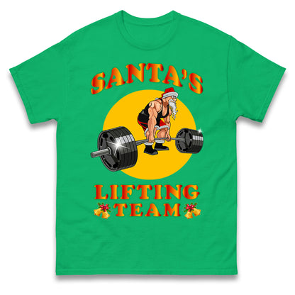 bodybuilding gym christmas t shirt