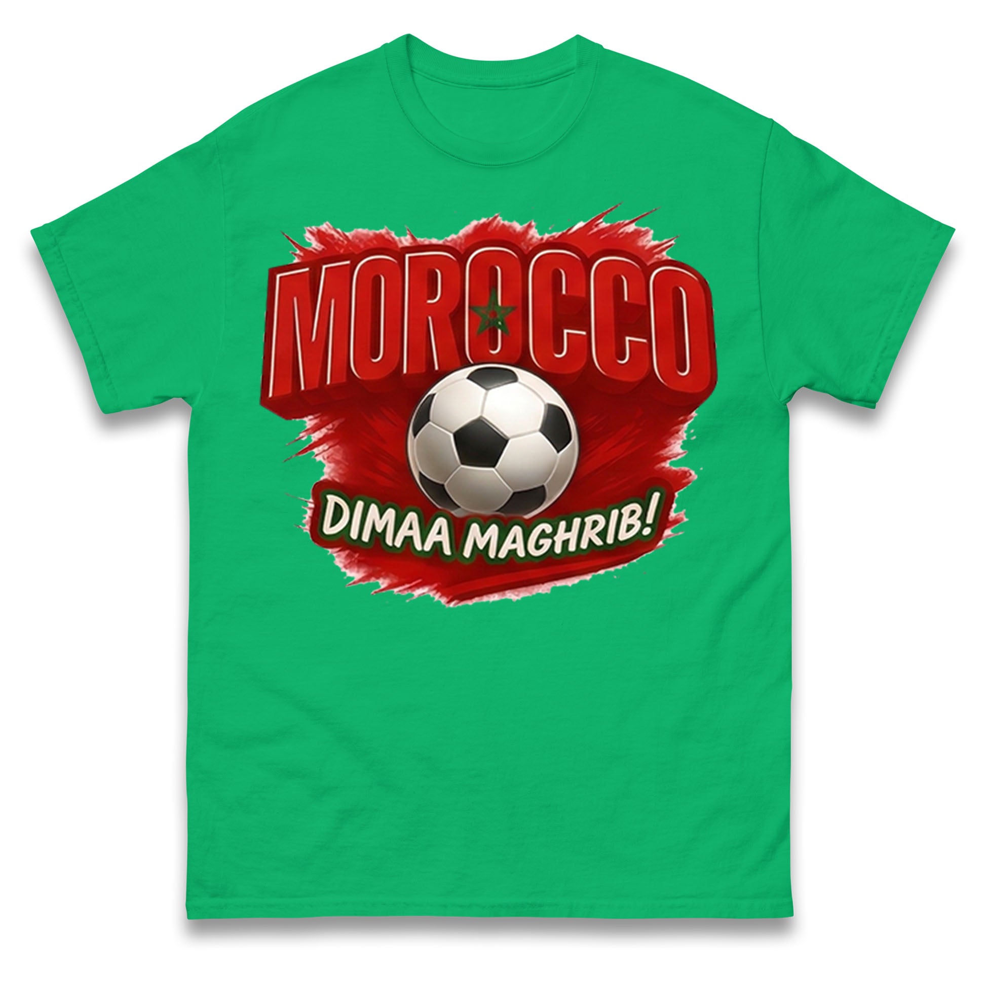 Morocco Retro World Cup T Shirt