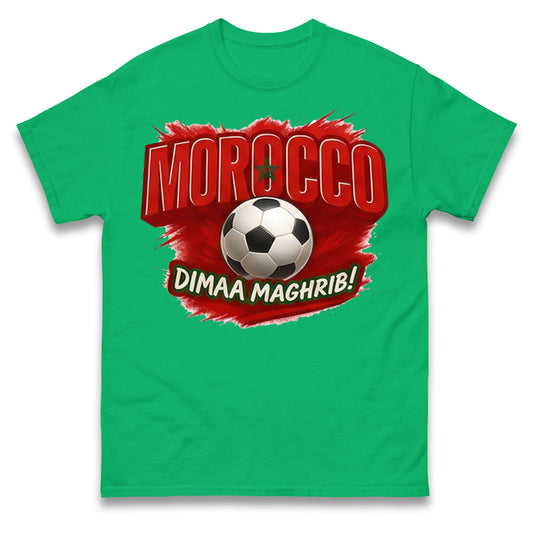 Morocco Retro World Cup T Shirt