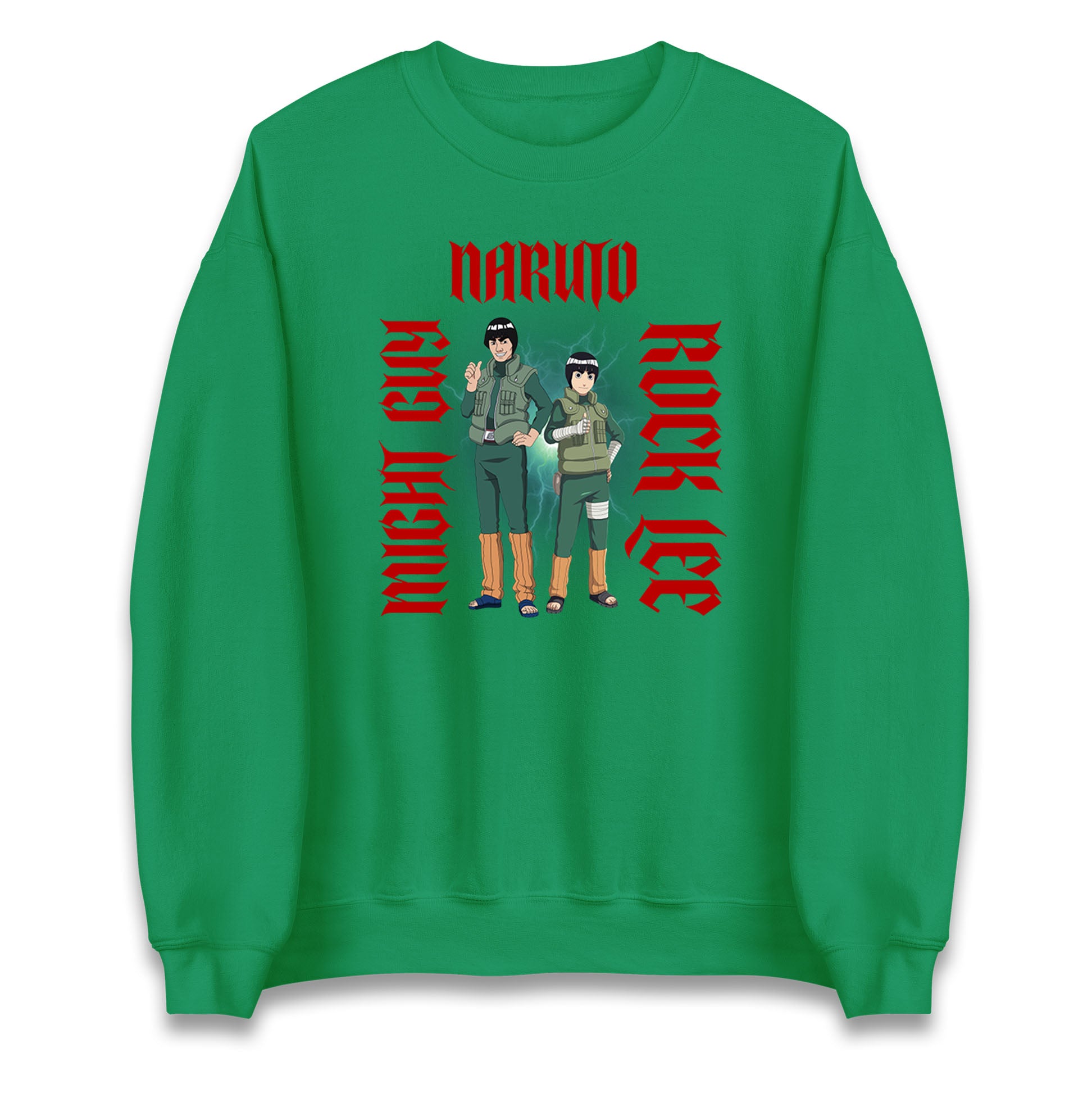 Naruto Might Guy And Rock Lee Sweatshirt
