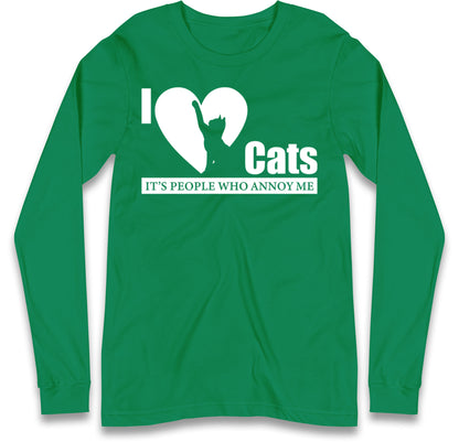 i love cats long sleeve t shirt