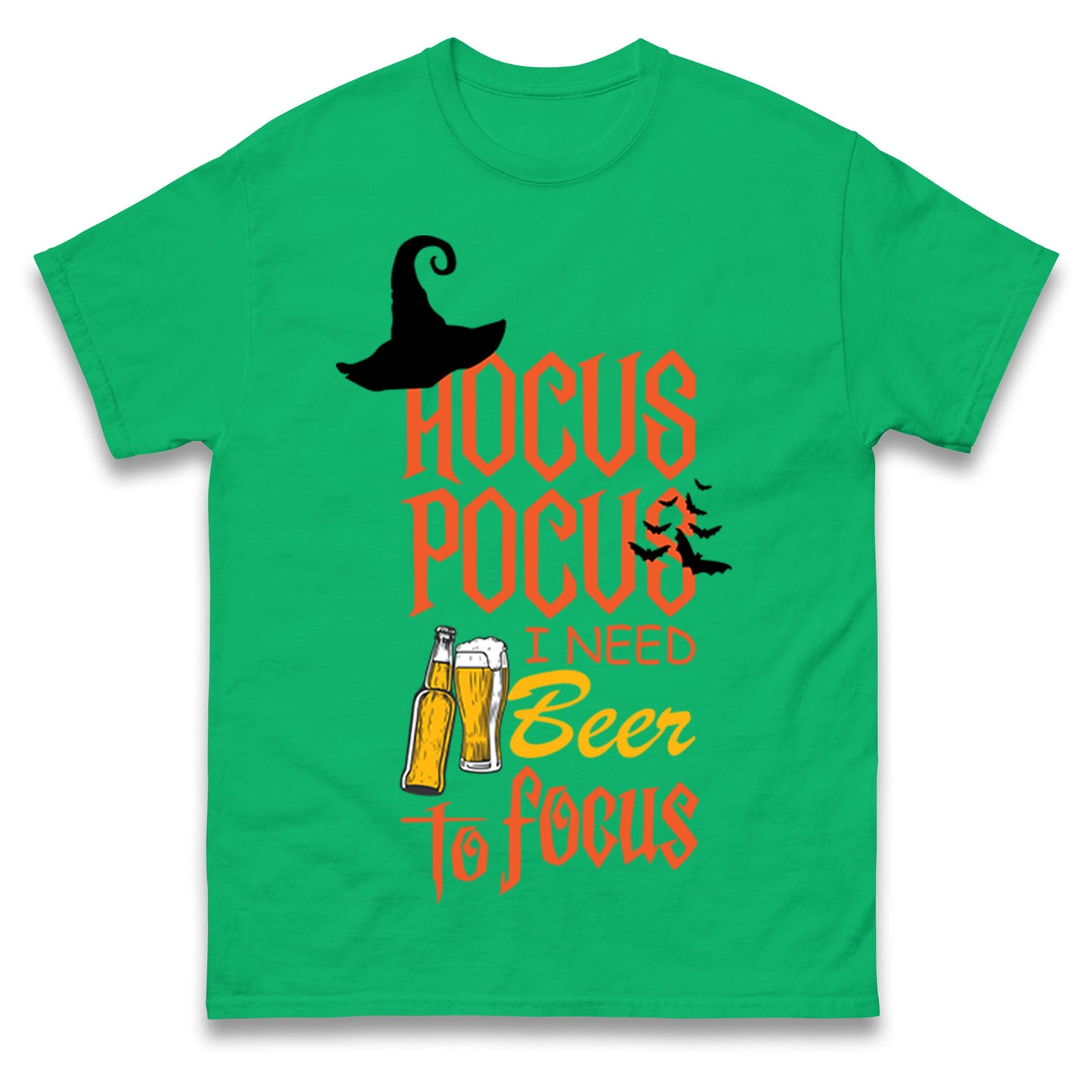 Hocus Pocus I Need Beer To Focus T Shirts
