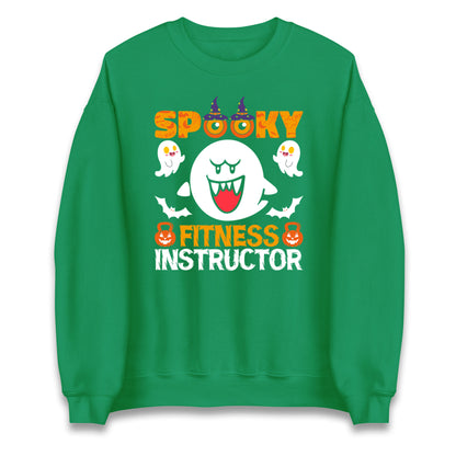 Spooky Fitness Instructor Halloween Sweatshirt
