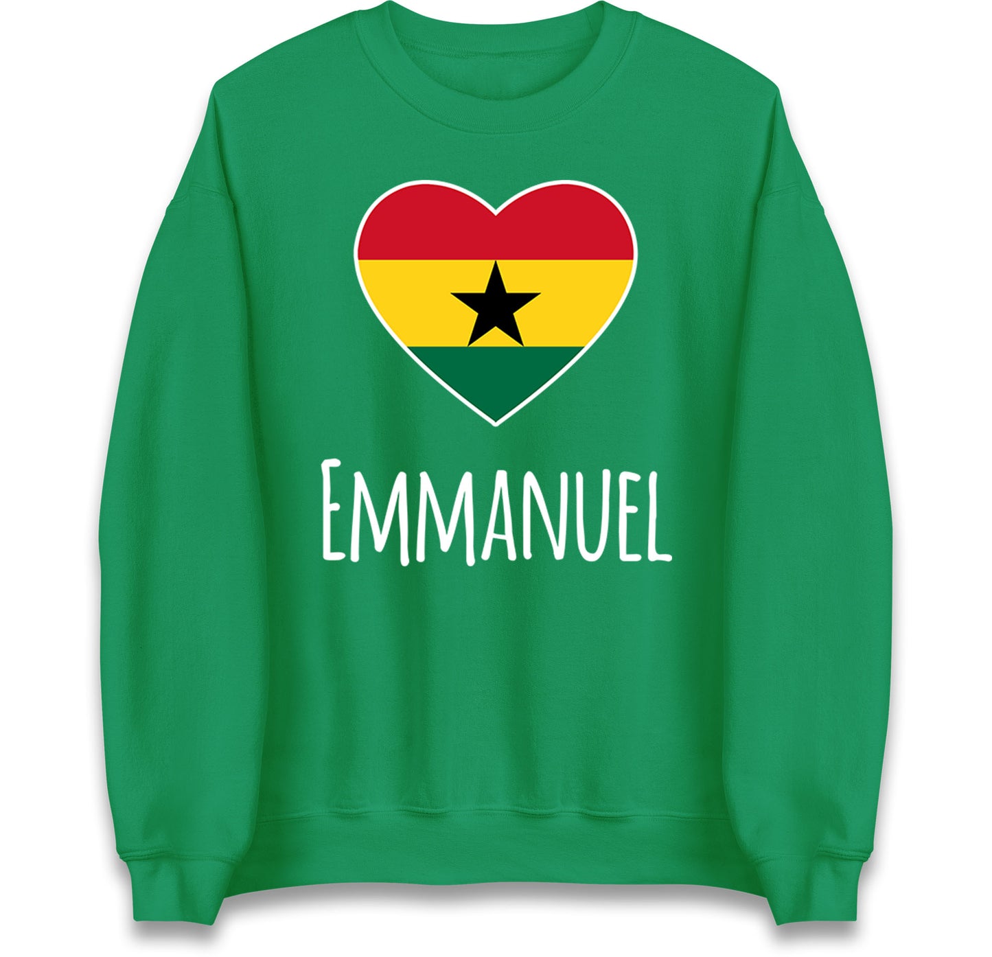 Ghana Heart Flag Jumper