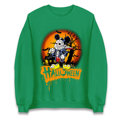 Mickey Mouse Haunted Halloween Sweatshirt

