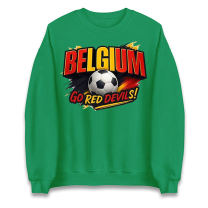 Belgium Retro Football Jumper