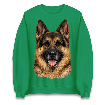 German Shepherd Dog Face Jumper